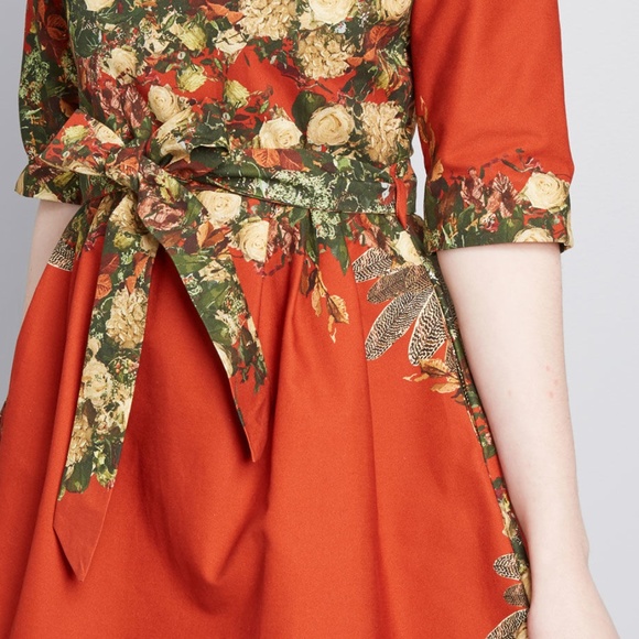 NWT RARE Modcloth Organic Cotton Swing Dress - Picture 5 of 8